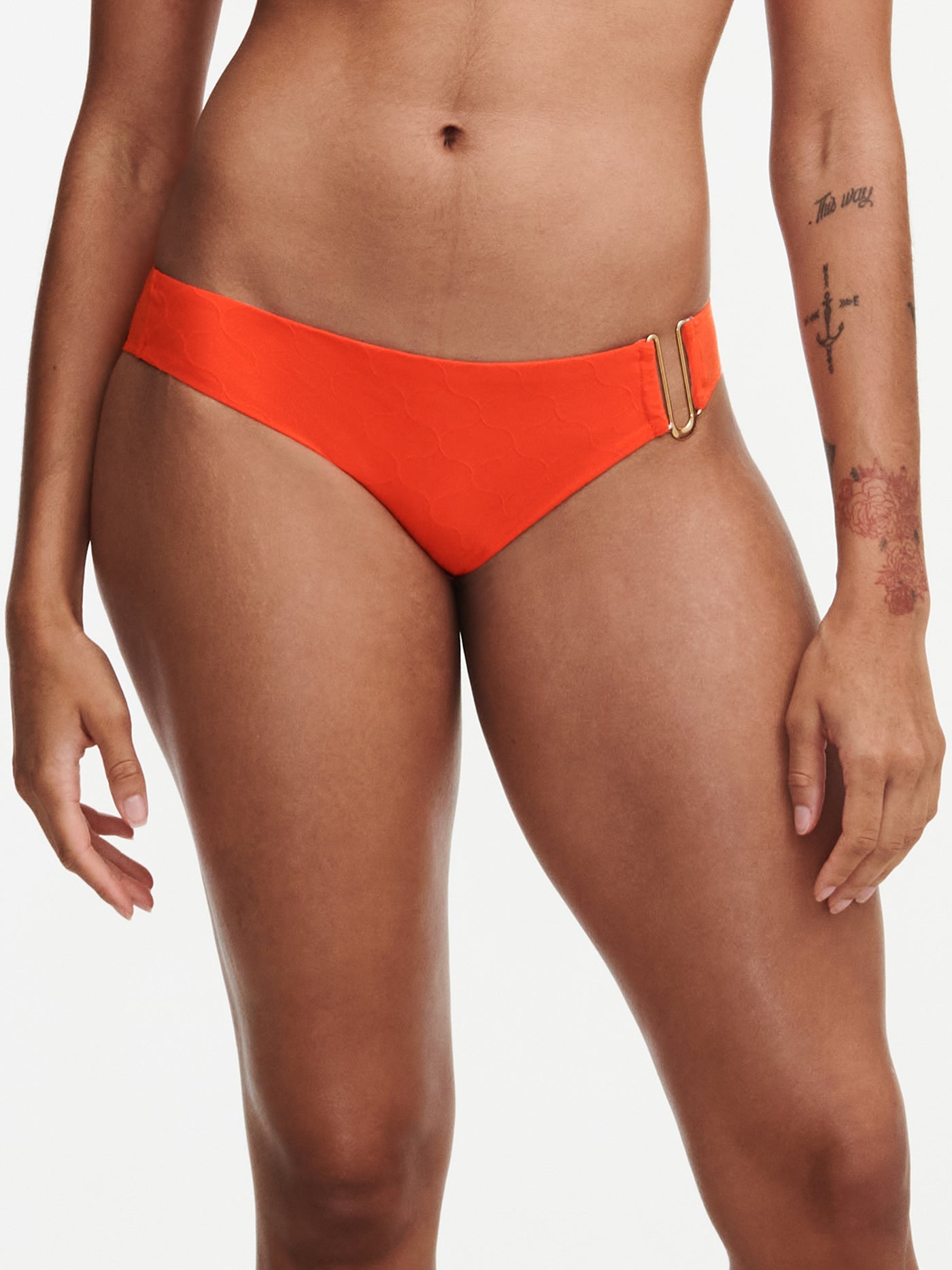 Chantelle Beachwear Glow brief swim bottom Bright Orange