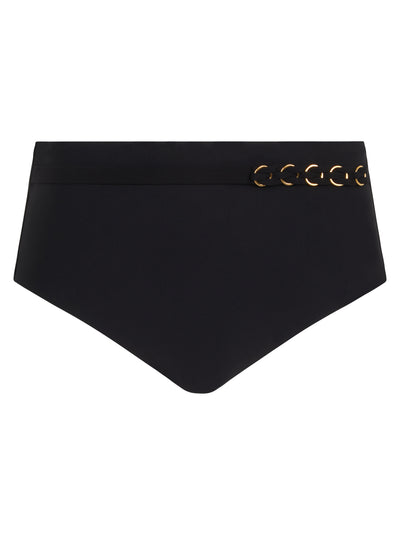 Chantelle Beachwear Emblem high waist bottom Black