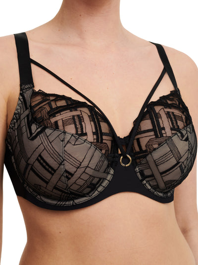 Chantelle Graphic Support Very Covering Black