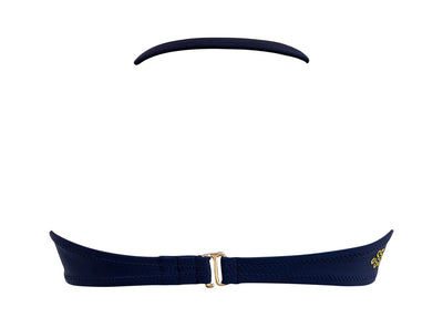 Kaanda Beach life venus bandeau top w removable straps navy
