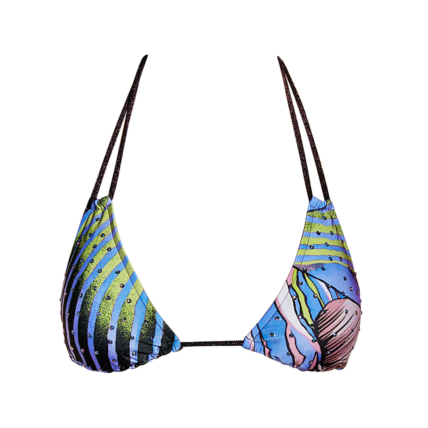 Andres Sarda Swimwear Mahony Padded mini triangel bikini