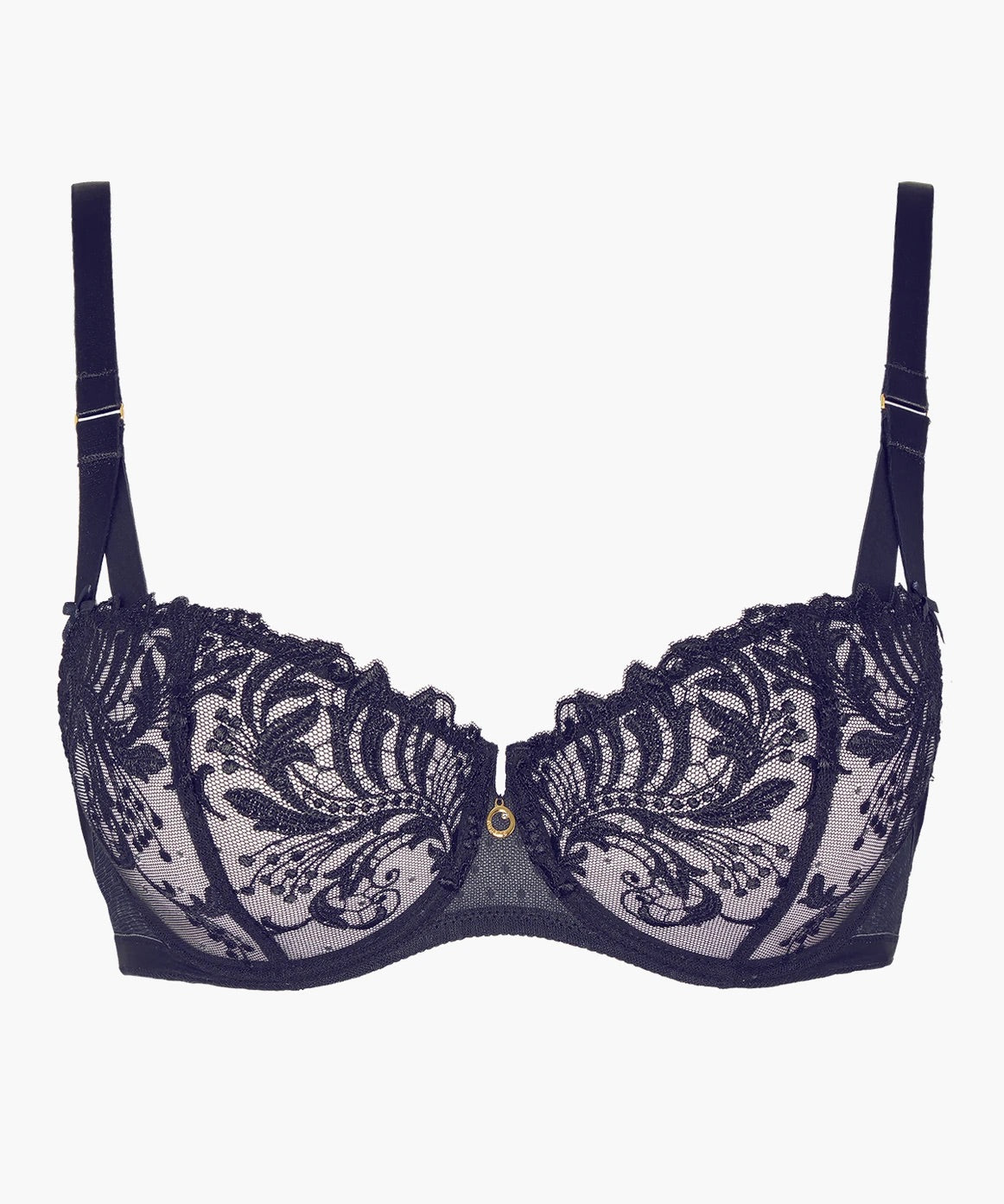 Aubade Femme Passion Half cup bra Navy Birger Jarls Under