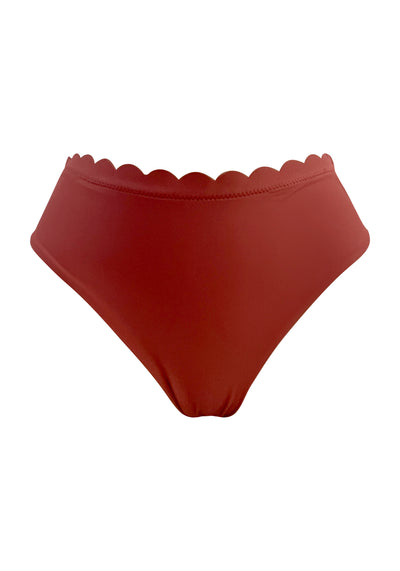 KAANDA Beach Life Venus Mid Rise Bikini Bottom Cayenne