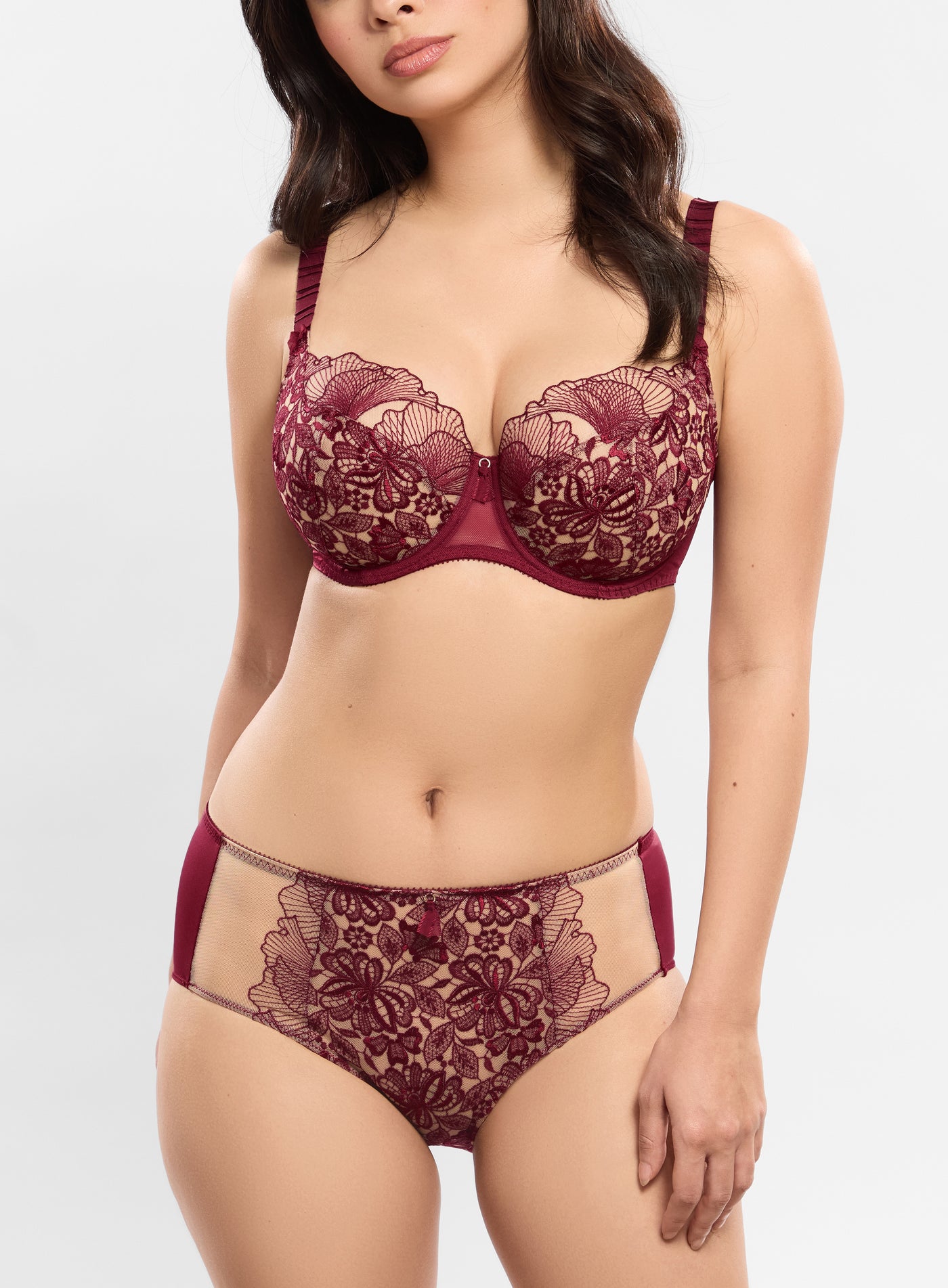 Empreinte Agathe Panty Amarante