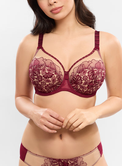 Empreinte Agathe Full Cup Bra Amarante