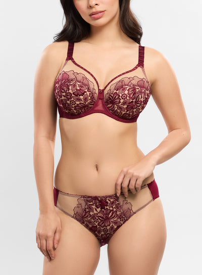Empreinte Agathe Full Cup Bra Amarante