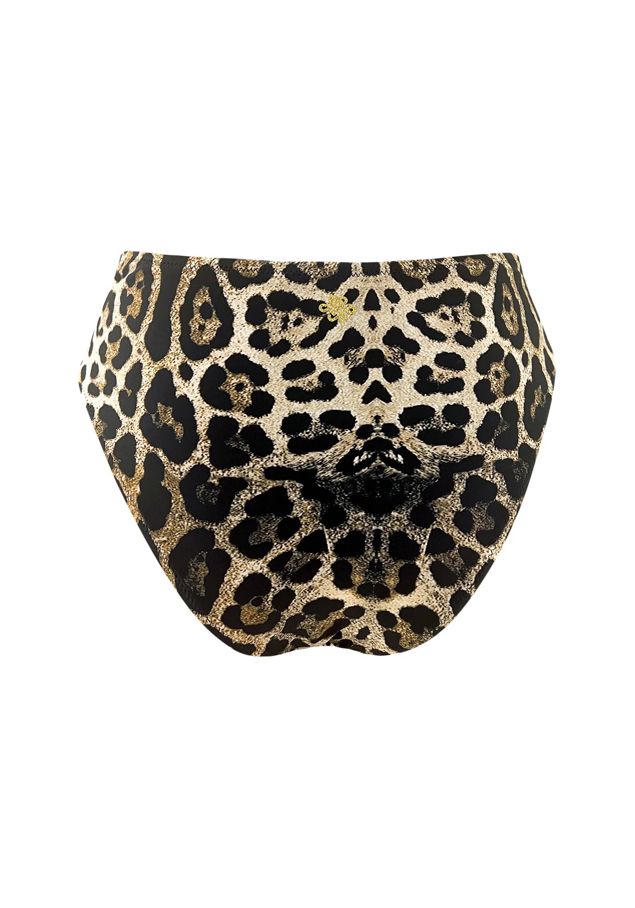 Kaanda Beach life Cheetah Front Twist Mid Rise Bottom