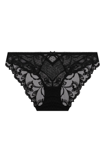Aubade Au Bal de Fleur Italian brief Noir
