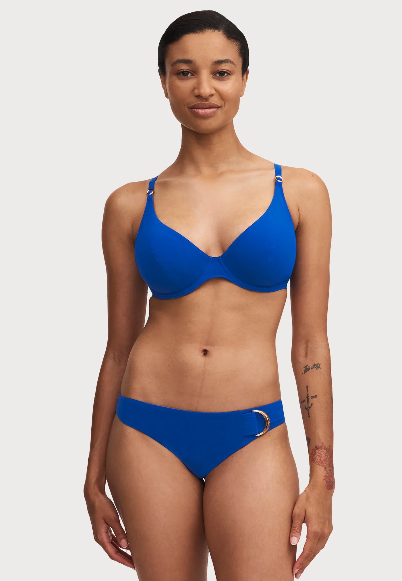 Chantelle Beachwear Celestial brief swim bottom deep blue