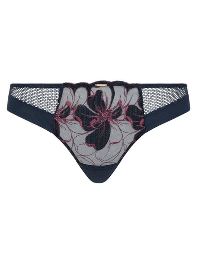 Chantelle Fleurs Tanga Sailing Blue Lurex
