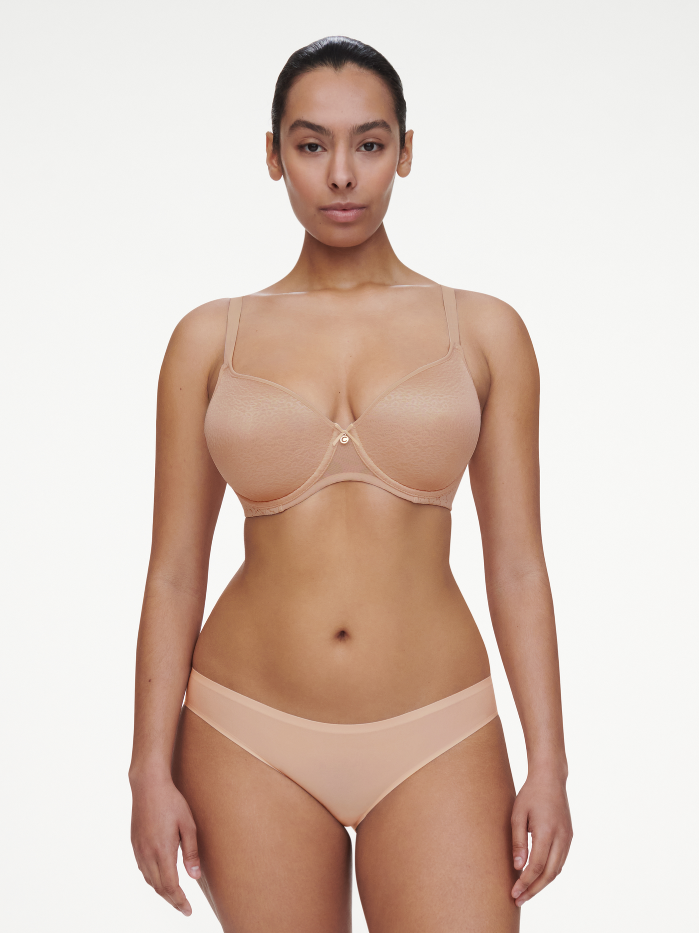 Chantelle Norah Covering Spacer Bra Golden Beige