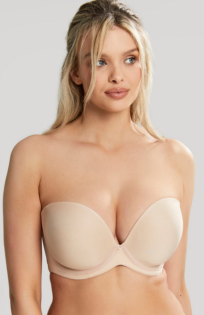 Panache Faith Strapless Bra Latte