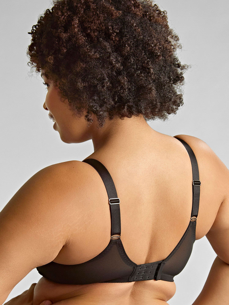 Panache Ella Plunge Bra Black Sequin
