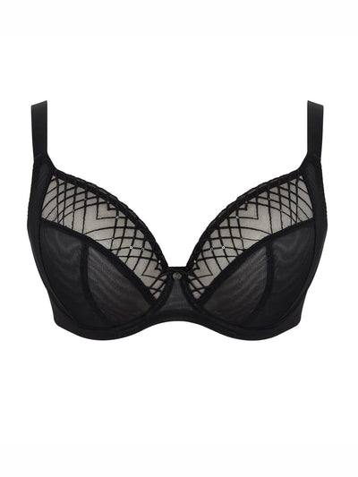 Panache Ella Plunge Bra Black Sequin
