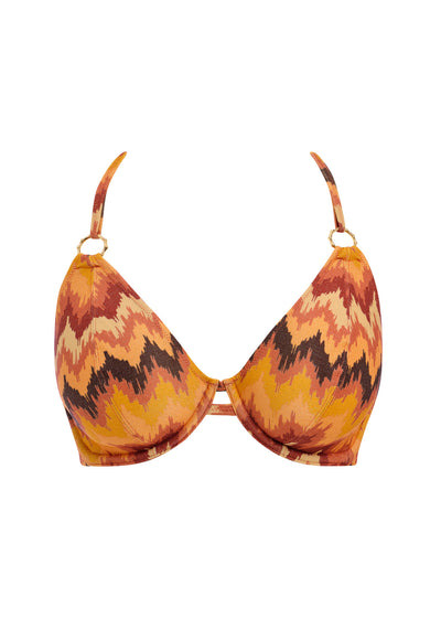 Freya Swimwear Arizona Wave Uw Halter Bikini Top Horizon