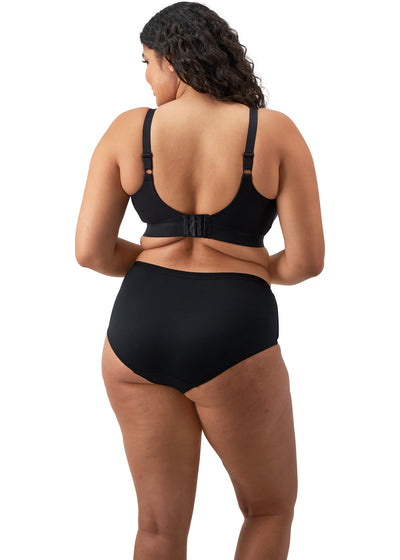 Elomi Downtime Grey Marl Non Wired Bralette Black