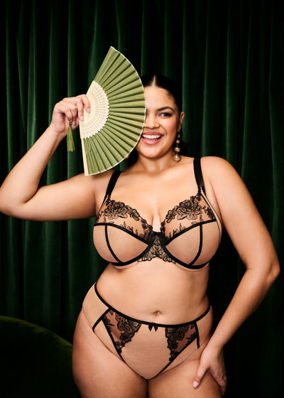 Elomi Teagan High Leg Brief Cafe Au Lait