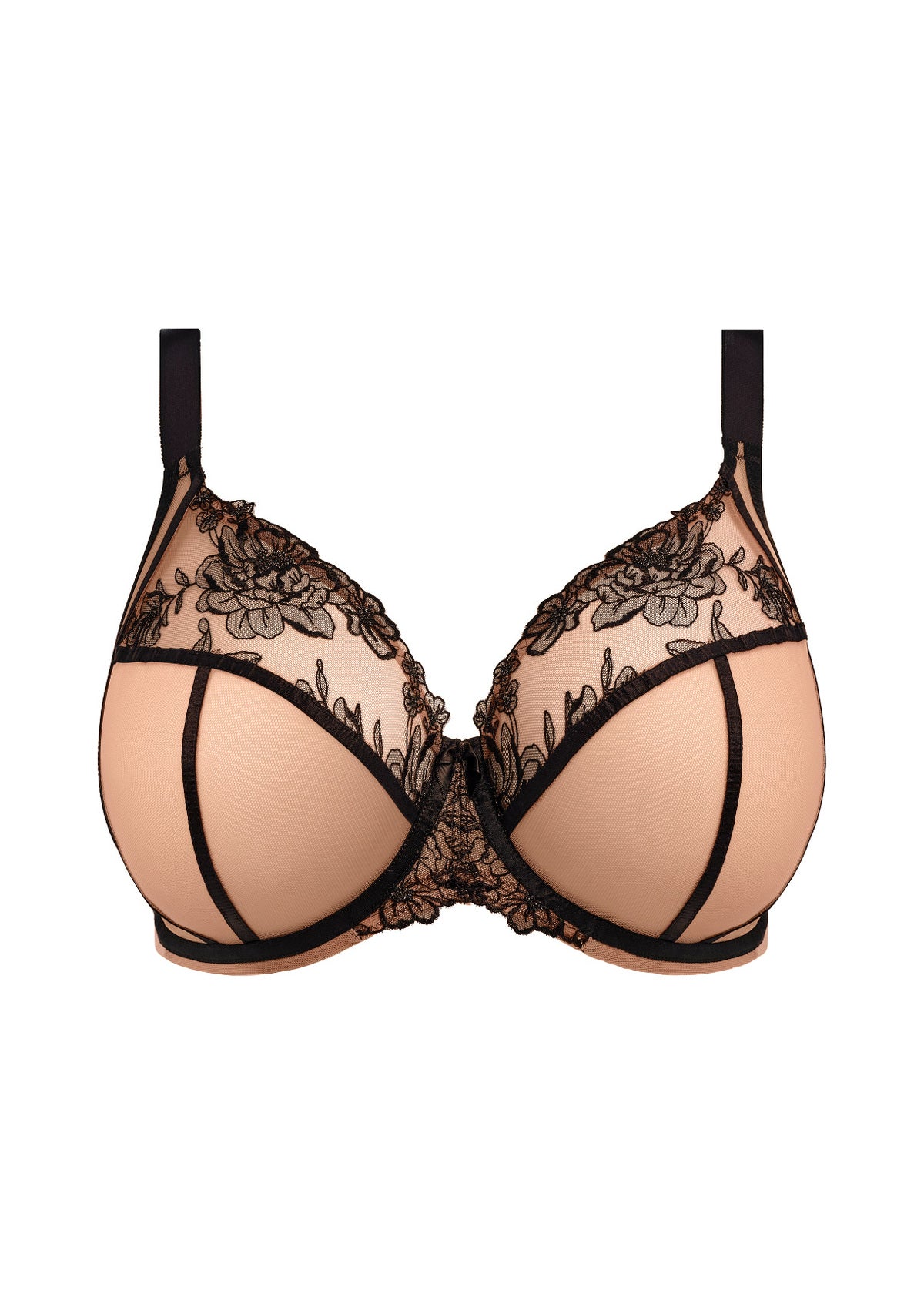 Elomi Teagan Plunge Bra Cafe Au Lait