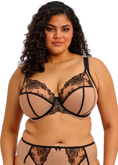 Elomi Teagan Plunge Bra Cafe Au Lait