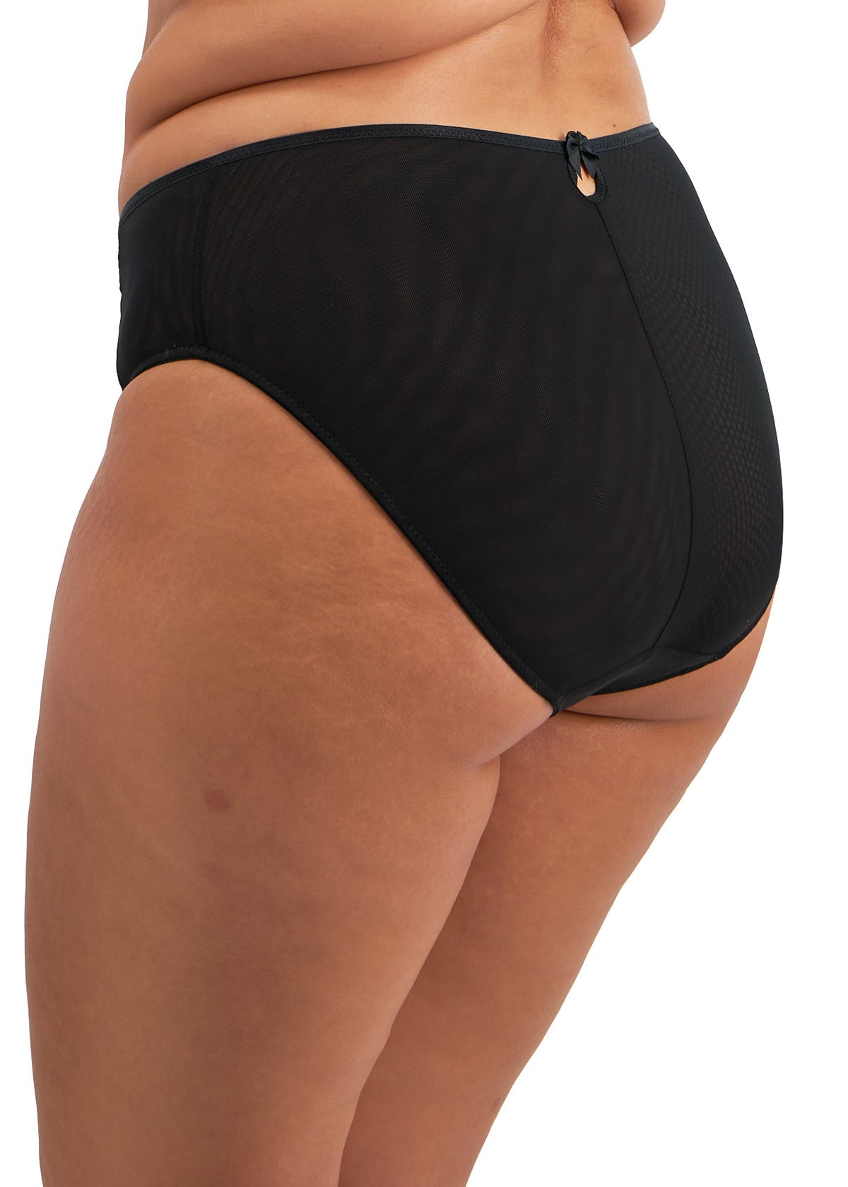 Elomi Teagan High Leg Brief Black Almond