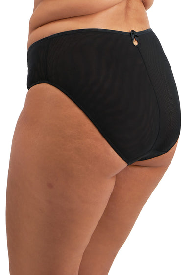 Elomi Teagan High Leg Brief Black Almond