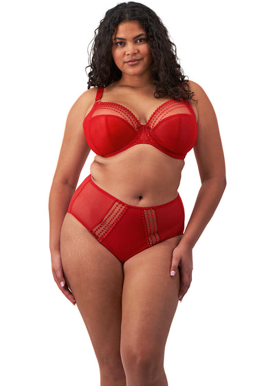 Elomi Matilda Full briefs Haute Red