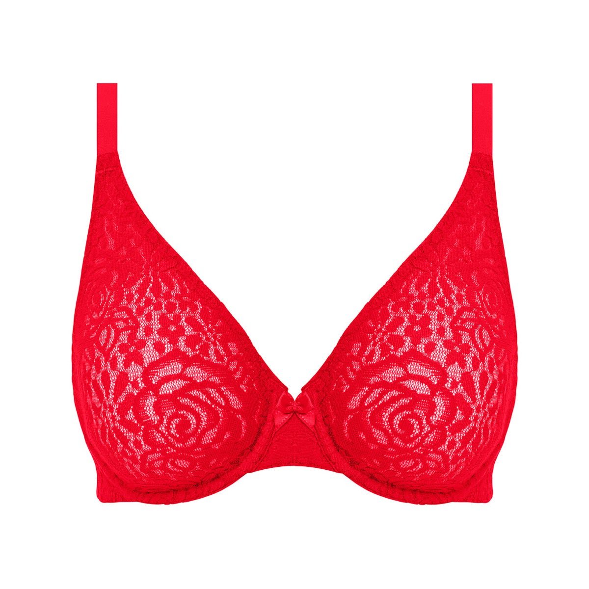 Wacoal Halo lace Underwired bra Equestrian Red