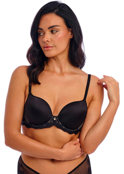 Wacoal Vivid Attraction Under Wired Contour Bra Black