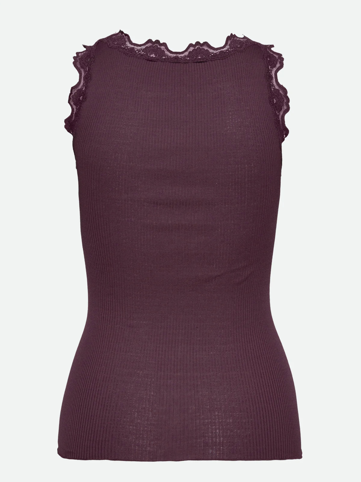 Rosemunde Classic silk top with lace Winetasting