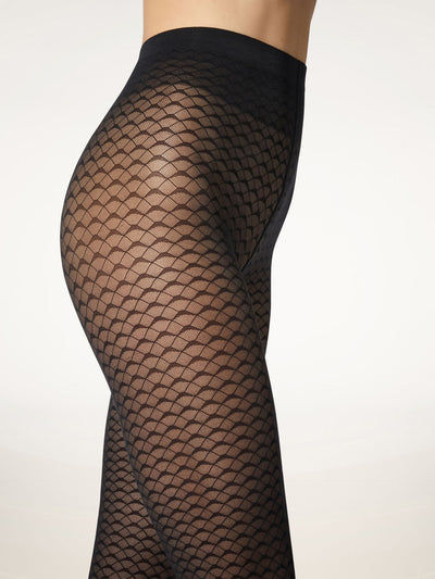 Wolford Graphic pattern tights Black