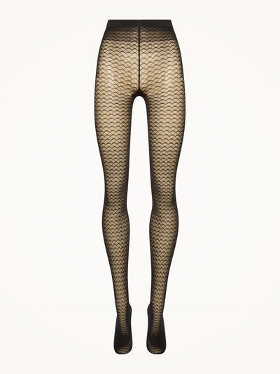 Wolford Graphic pattern tights Black