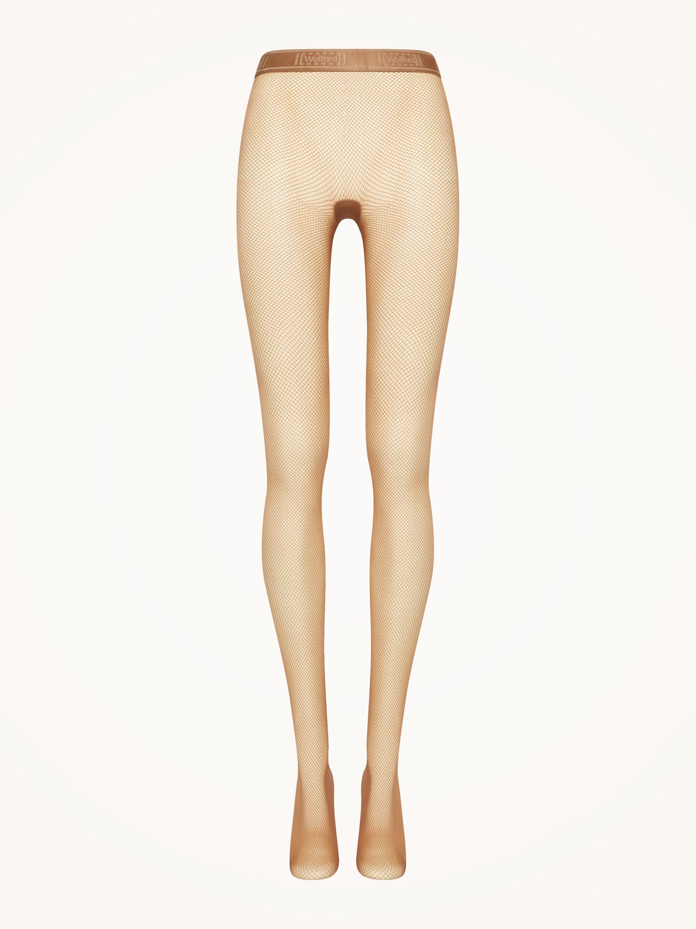 Wolford Twenites Fishnet Econyl Tights Honey