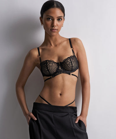 Aubade L'Indomptable Half Cup Bra After Dark