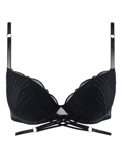 Aubade L'Indomptable Moulded Plunge Bra After Dark