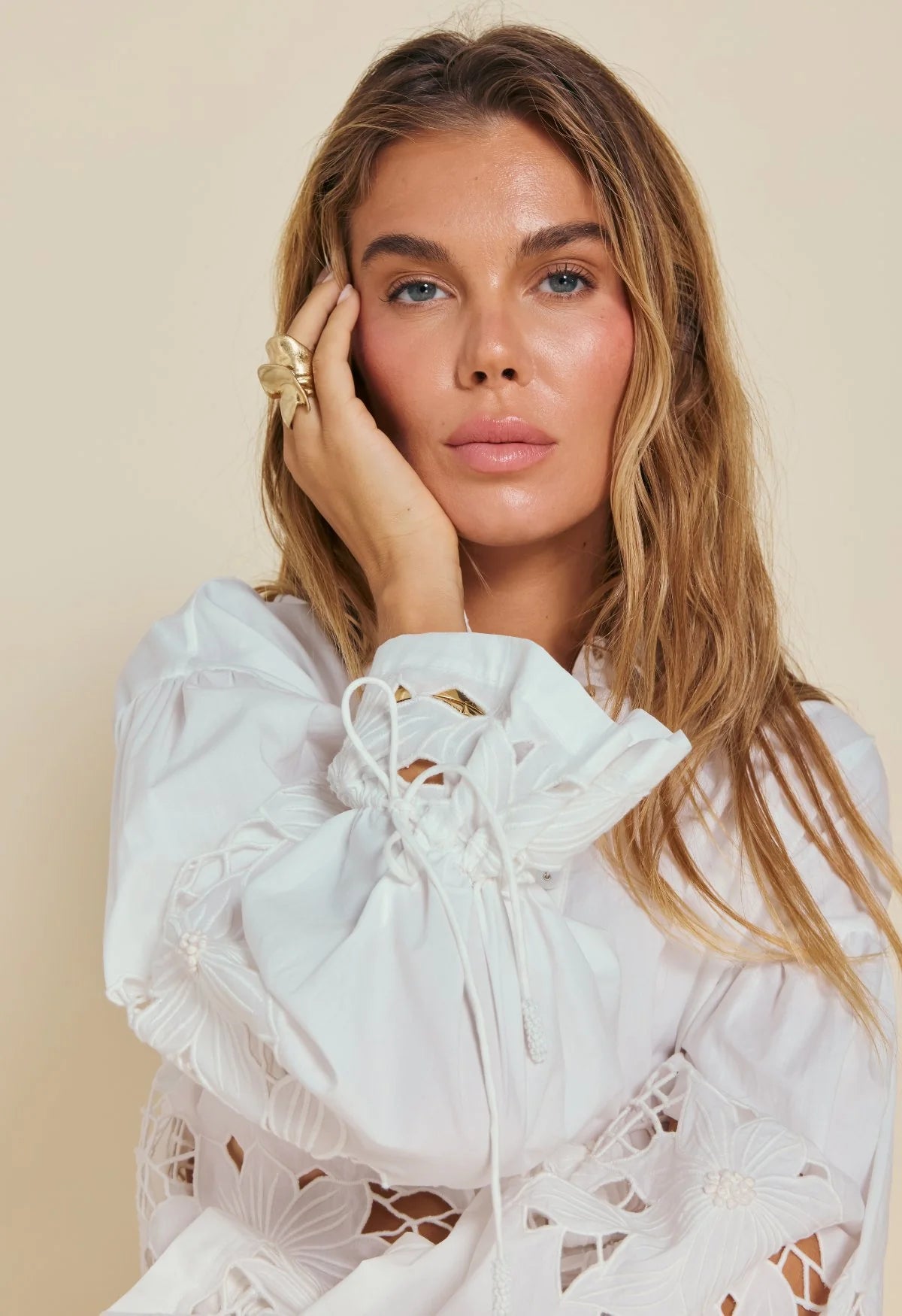 Scarlett Poppies Tasmin Top Cripsy White