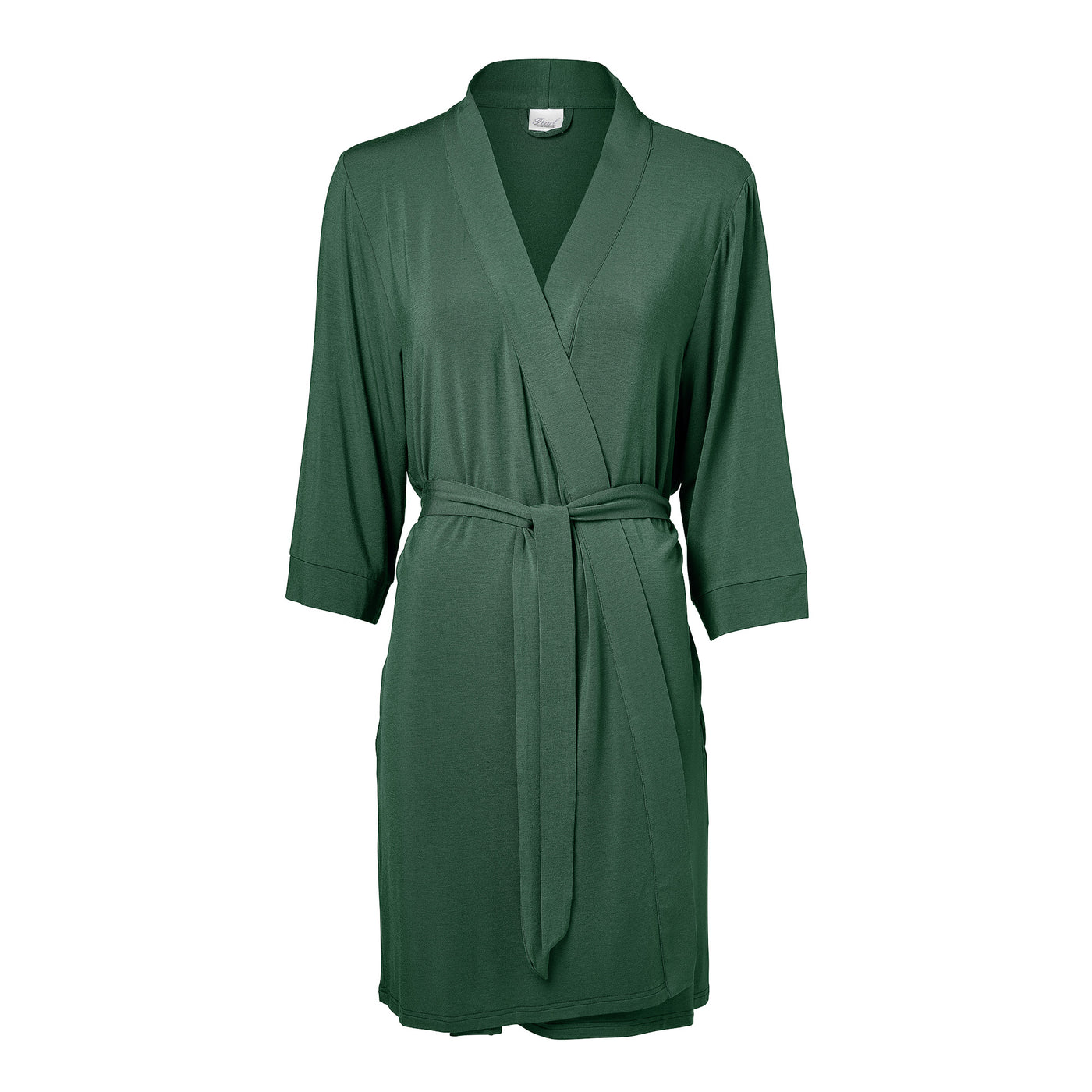 Pearl Design Stockholm Elegance Short Robe Forest Green