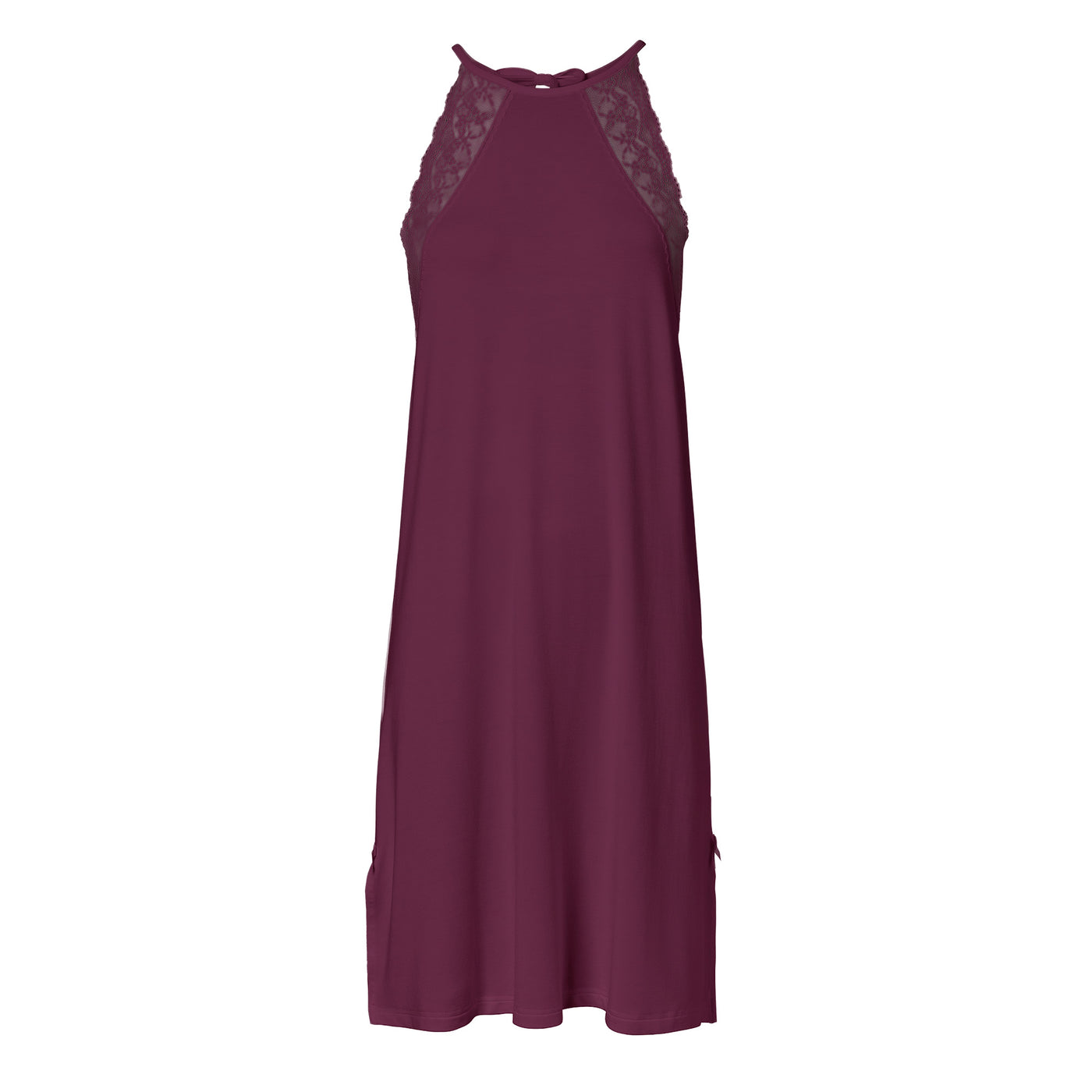 Pearl Design Stockholm Diana Halterneck Night Dress Purple Rain