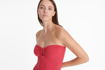 ERES Cassiopee Bustier one-piece Corail