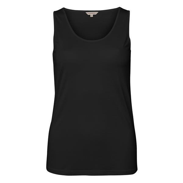 Lady Avenue Silk Jersey top Black