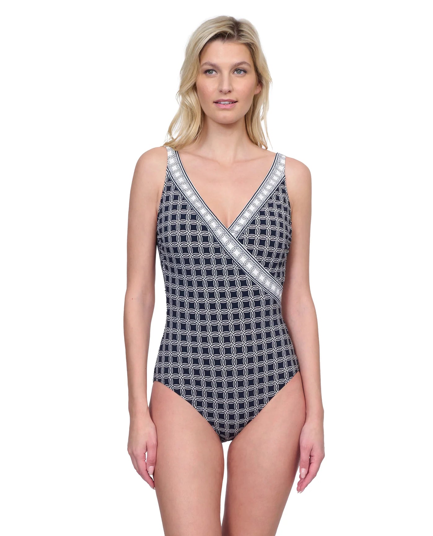 Gottex Golden Chic Surplice One Piece Swimsuit
