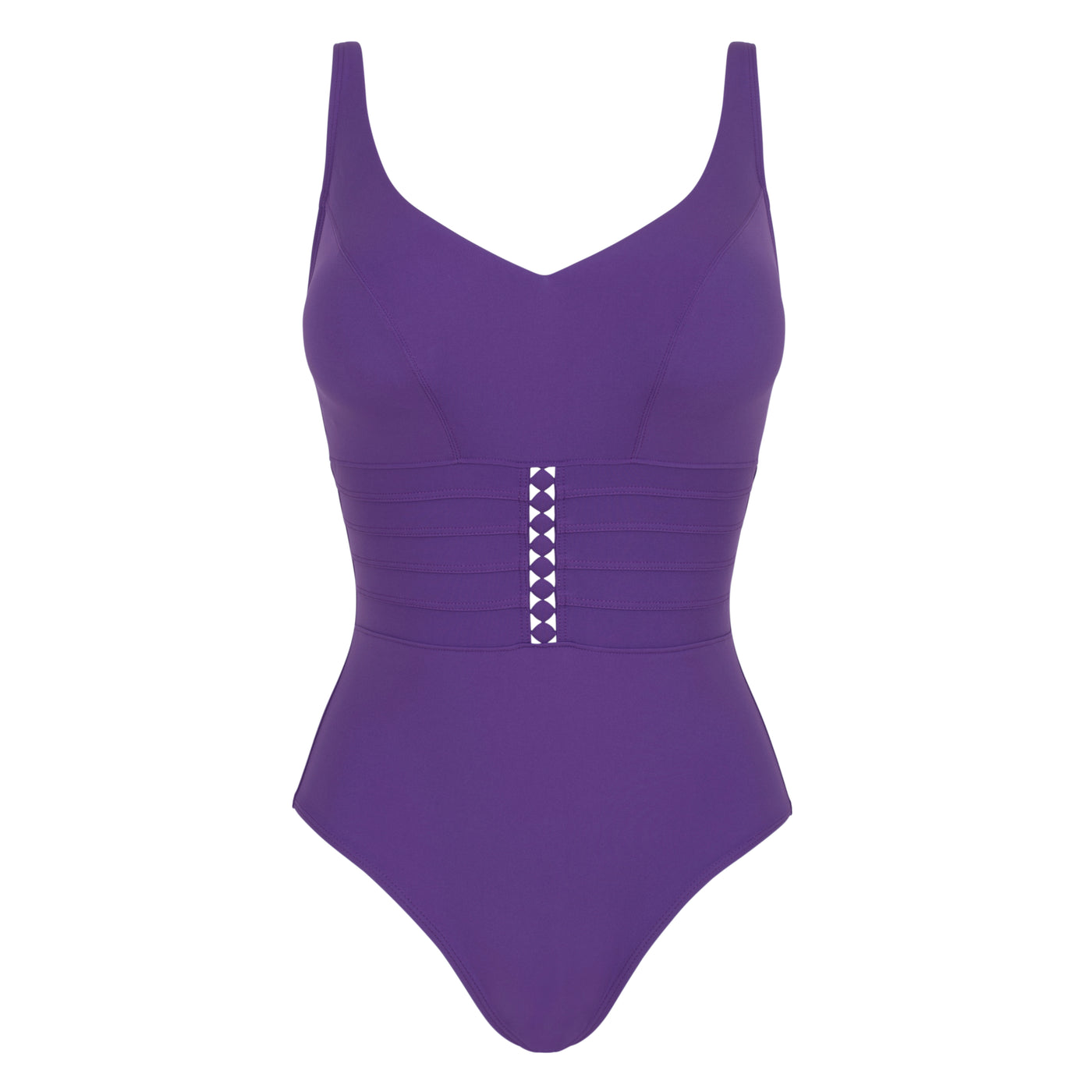 Empreinte Mood Swimsuit V-neckline Ultraviolet