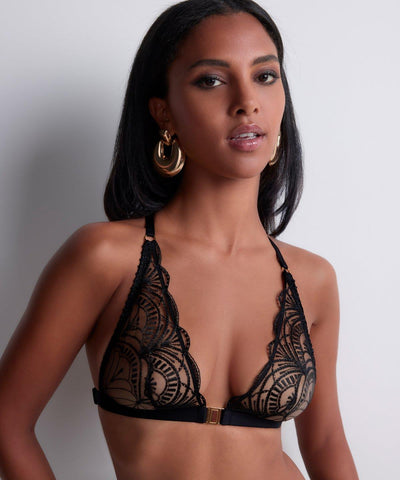 Aubade Vibes Triangle Bralette Black