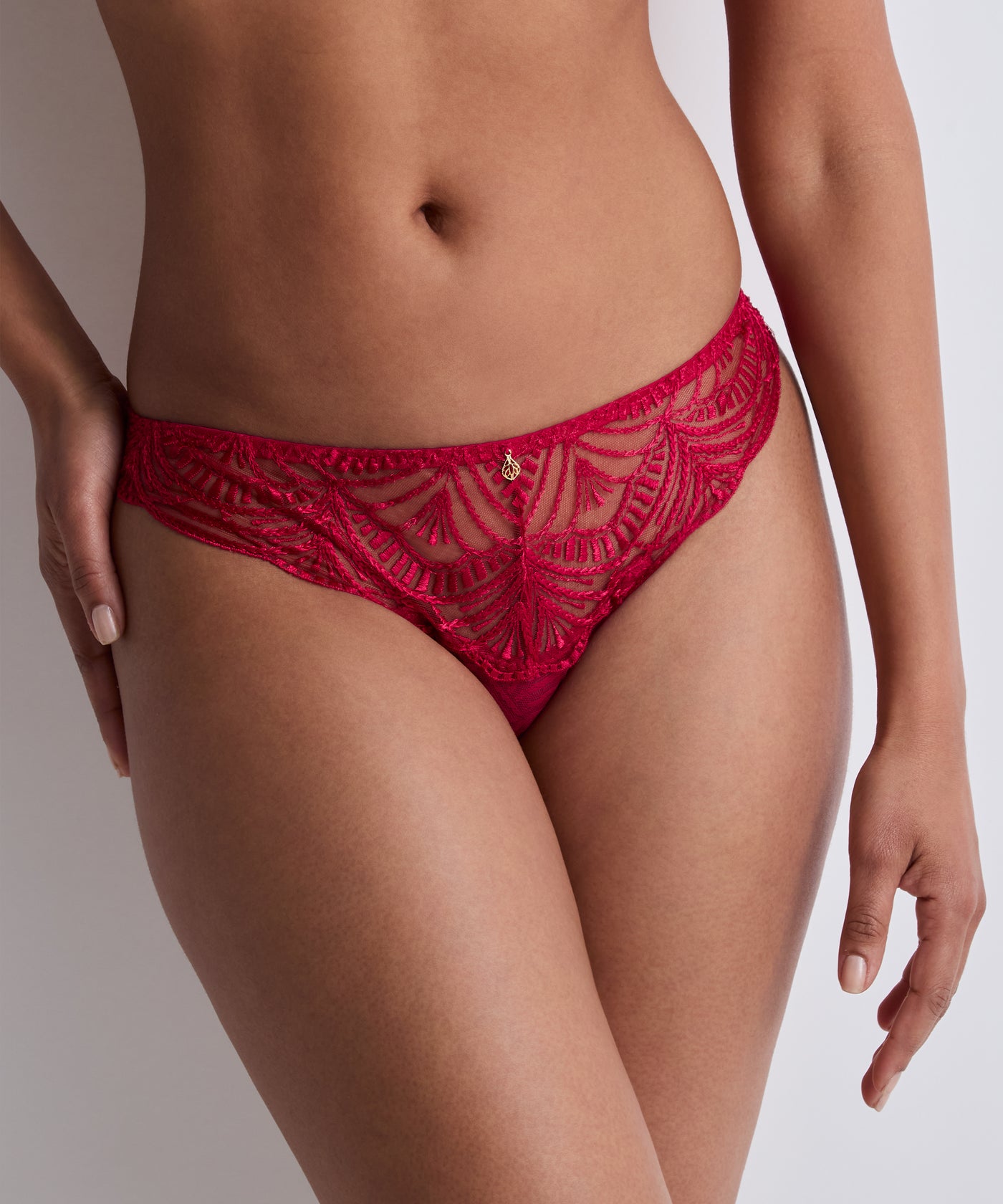 Aubade Vibes Italian Briefs Red Love