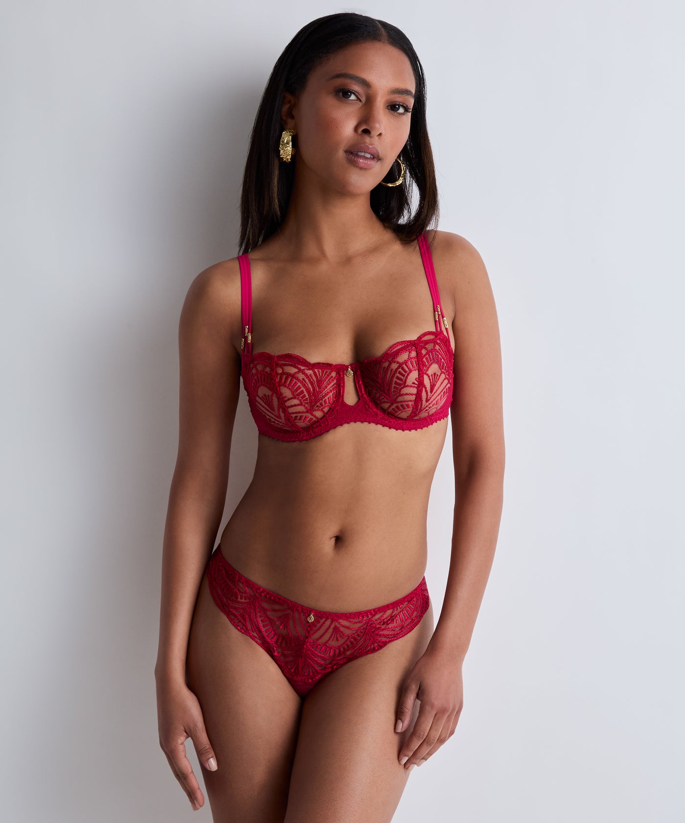 Aubade Vibes Italian Briefs Red Love