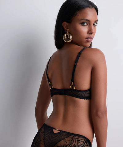 Aubade Vibes Underwired Triangle Bra Black