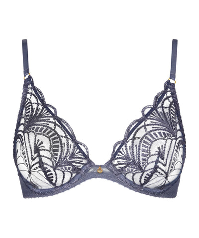 Aubade Vibes Underwired Triangle Bra Denim