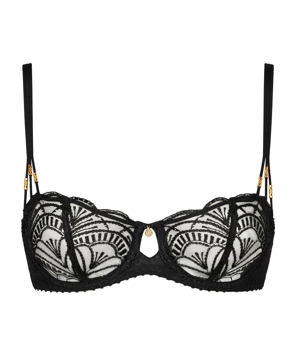 Aubade Vibes Half Cup Bra Black