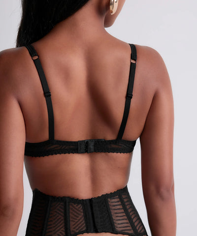 Aubade Vibes Half Cup Bra Black