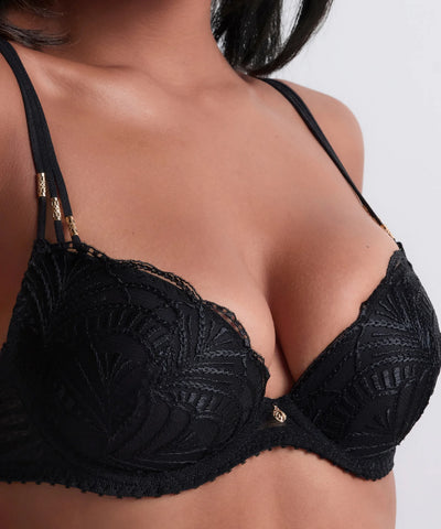 Aubade Vibes Plunge Padded Bra Black