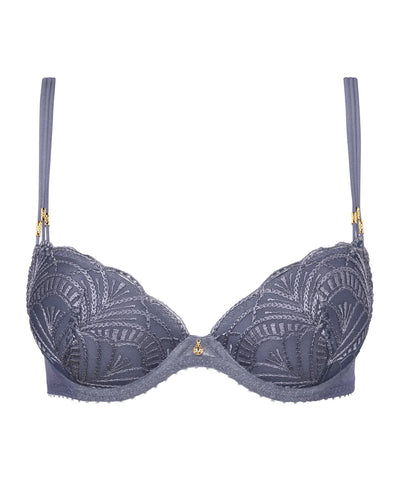 Aubade Vibes Plunge Padded Bra Denim